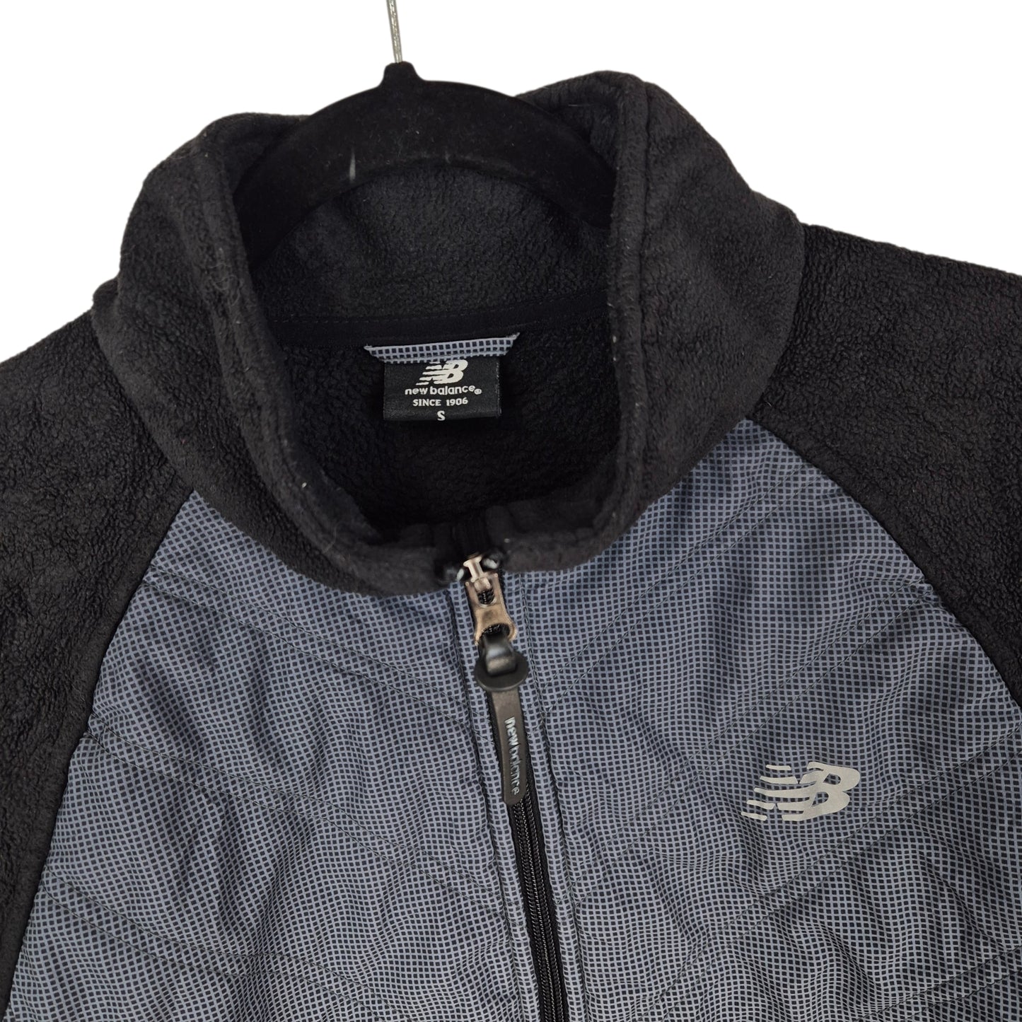 New Balance Black Fleece Zip Jumper Size S