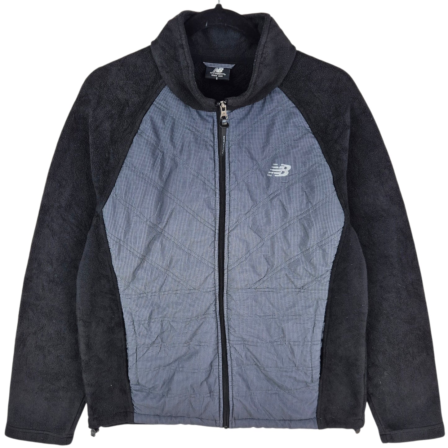 New Balance Black Fleece Zip Jumper Size S