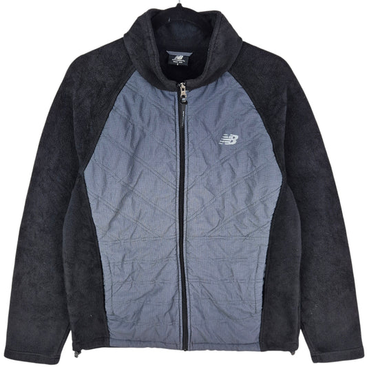 New Balance Black Fleece Zip Jumper Size S