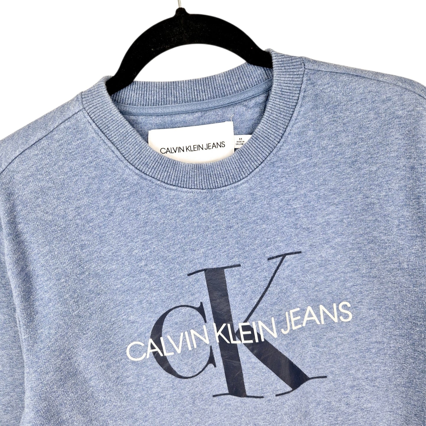 Calvin Klein Jeans Steel Blue Crewneck Sweater Size M