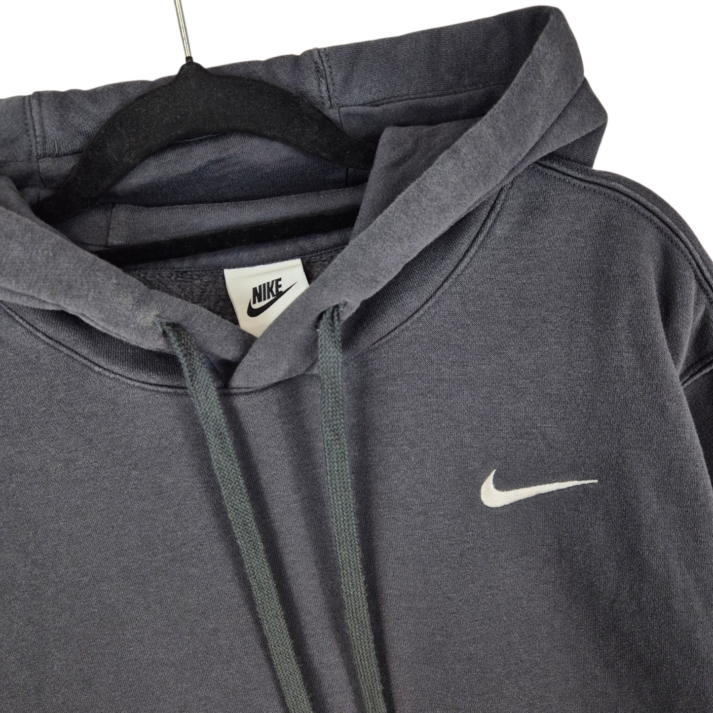 Nike Grey Basic Hoodie Size S