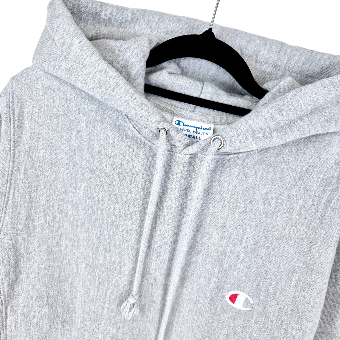 Champion Reverse Weave Grey Heavy Hoodie Size XS