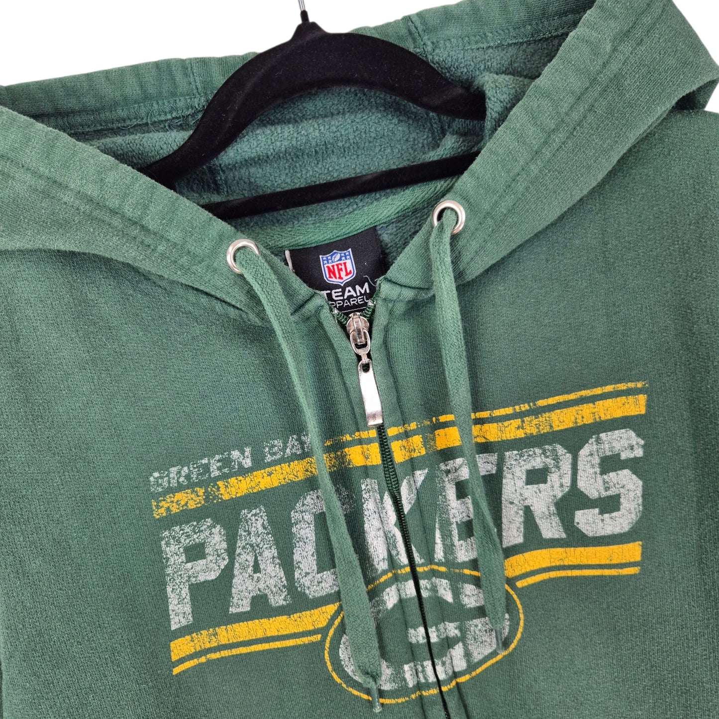 NFL Green Bay Packers Womens Zip Hoodie Size M