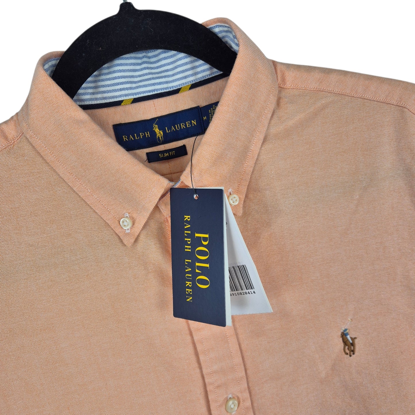 Polo Ralph Lauren Light Orange Slim Fit Dress Shirt Size M