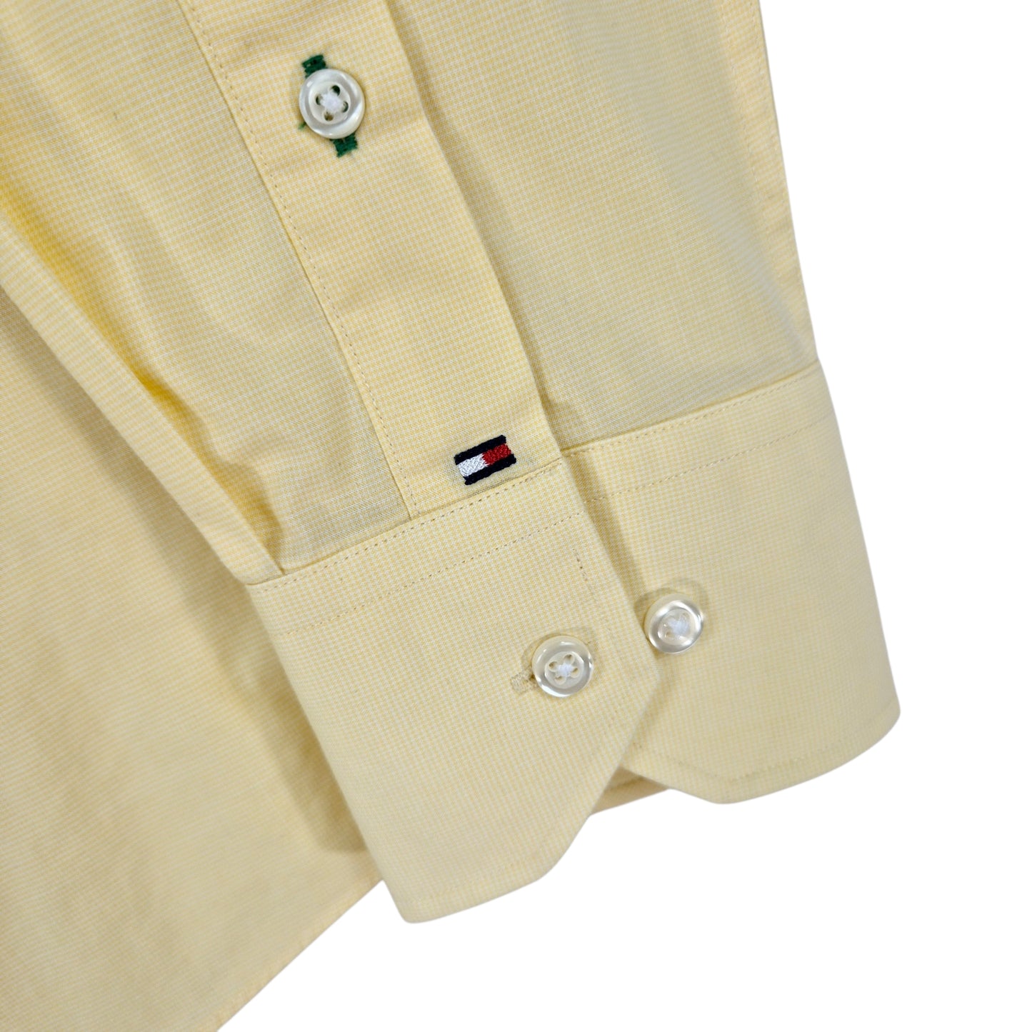 Tommy Hilfiger Yellow Slim Fit Dress Shirt Size L
