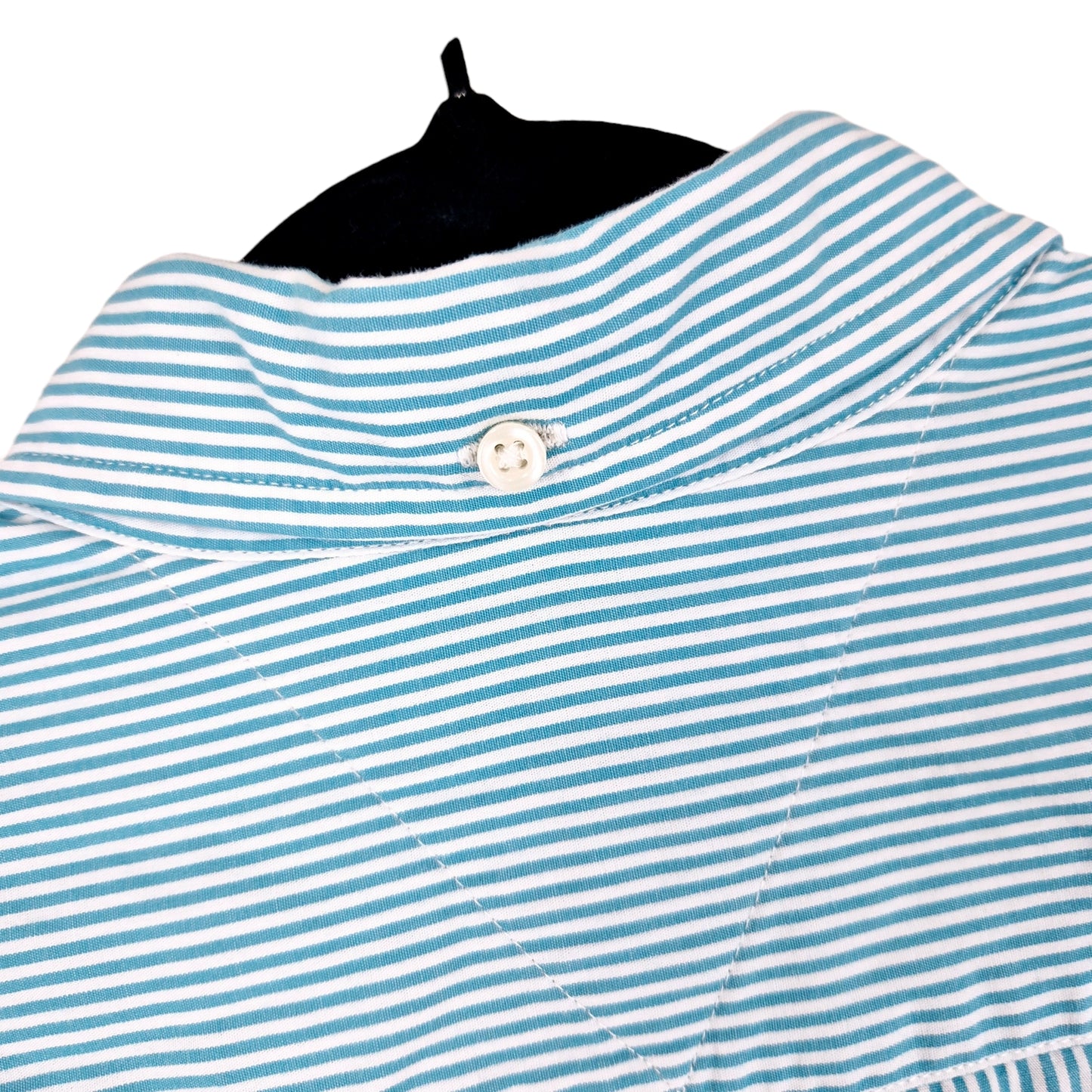 Tommy Hilfiger Blue Striped Classic Fit Dress Shirt Size S