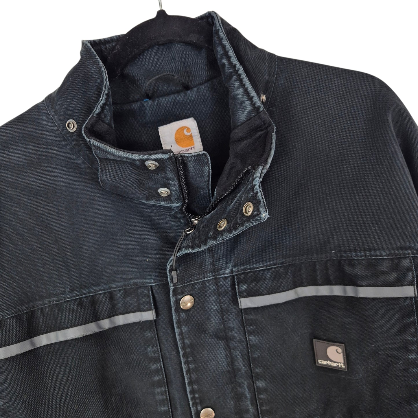 Carhartt Black Extra Heavy Denim Jacket Size L