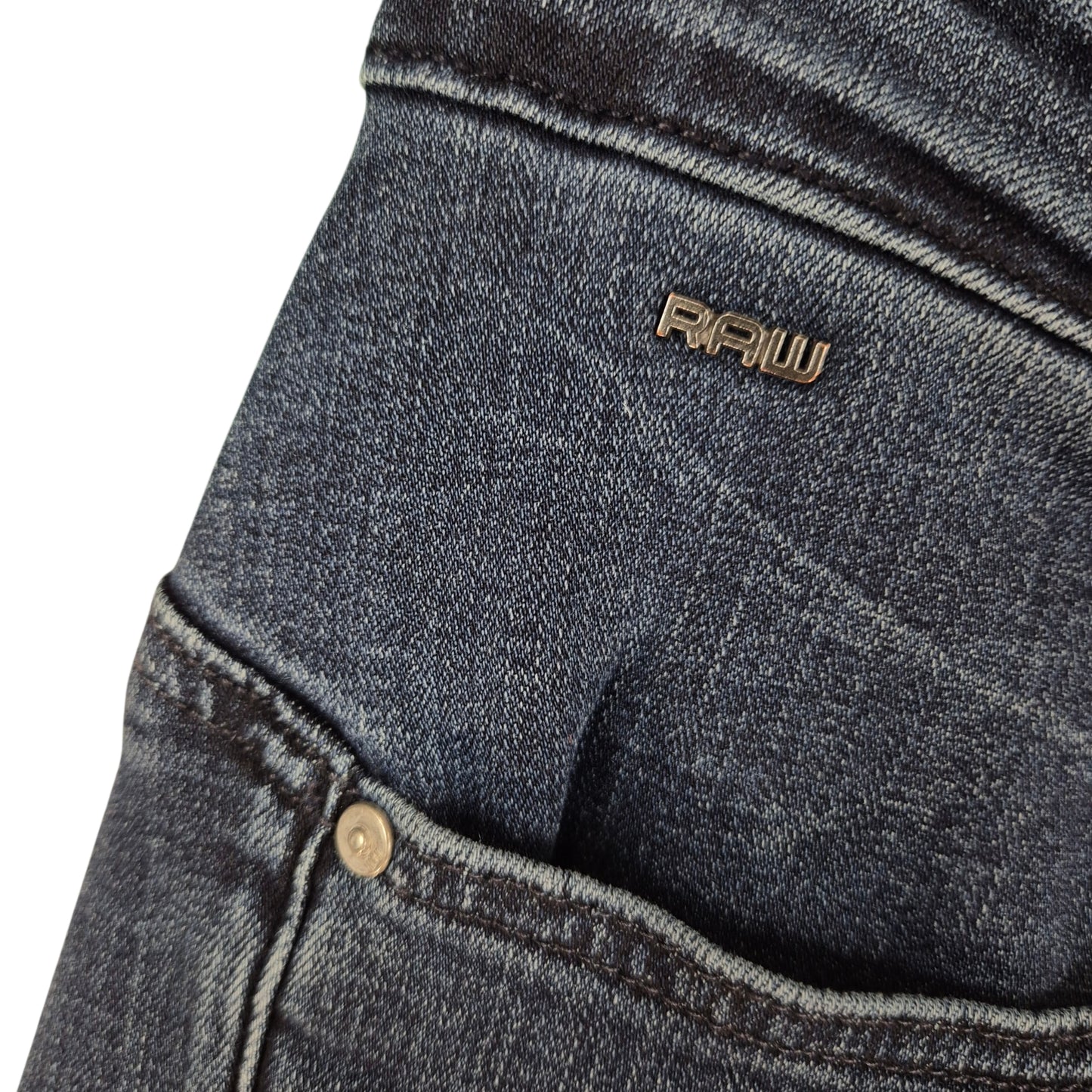 G Star Raw Jeans Womens Dark Blue High Super Skinny Stretch Denim W26
