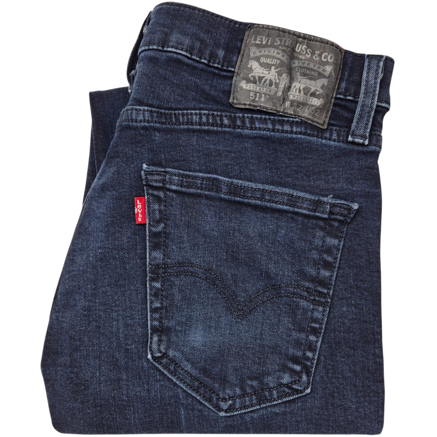 Levis 511 Jeans Dark Blue Slim Fit Denim W32