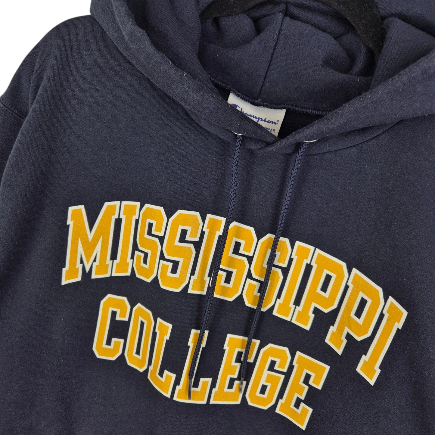 Champion Mississippi College Dark Blue Hoodie Size L