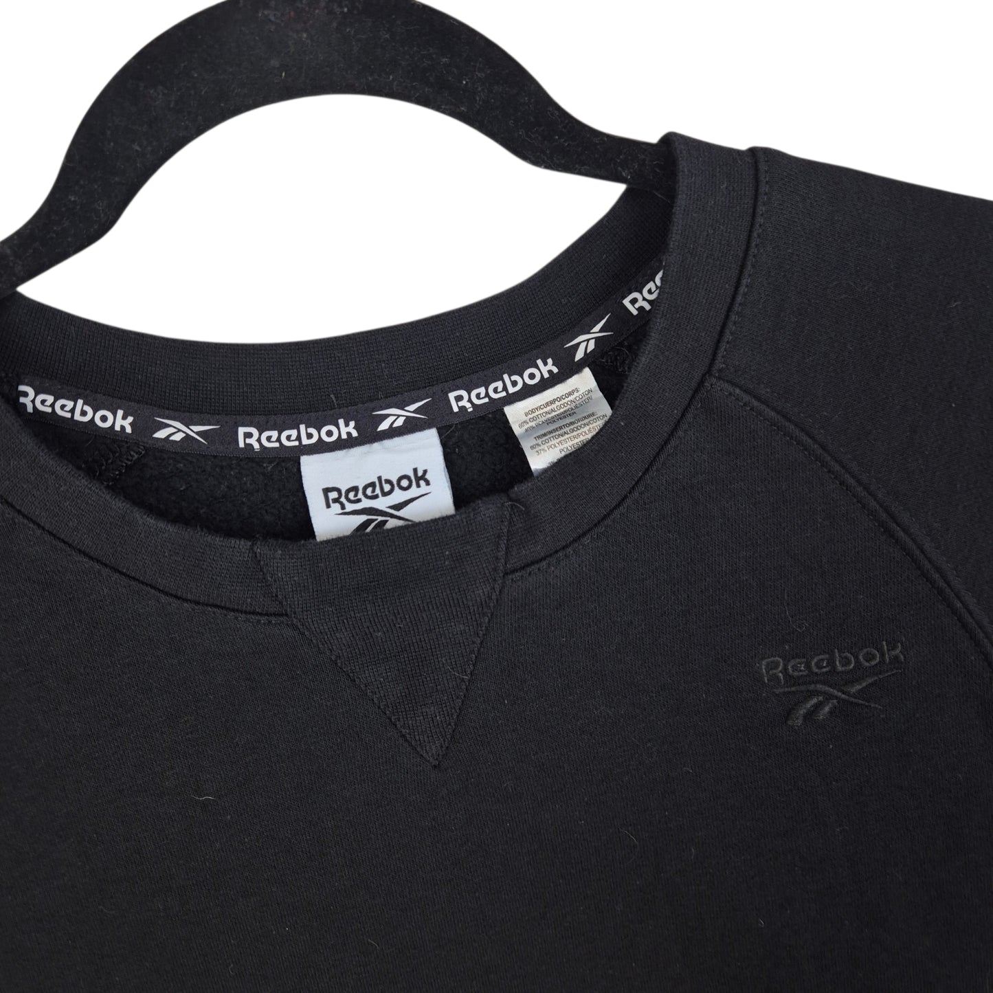 Reebok Black Crewneck Sweater Size XL
