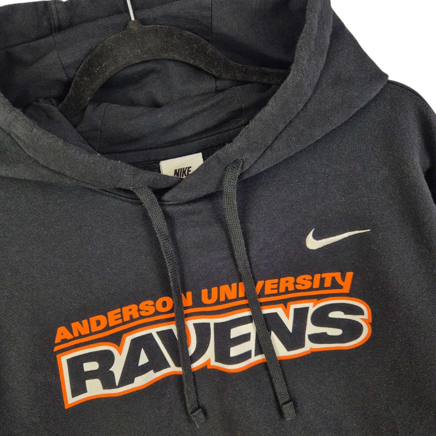 Nike Anderson University Ravens Black Hoodie Size M