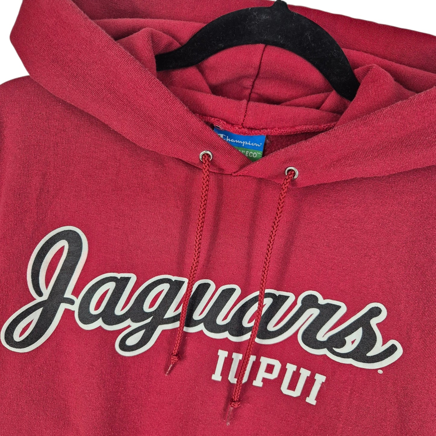 Champion Iupui Jaguars Red Hoodie Size S