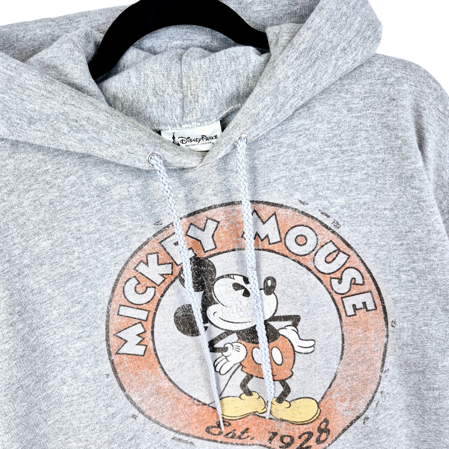 Disney Mickey Mouse Grey Hoodie Size L