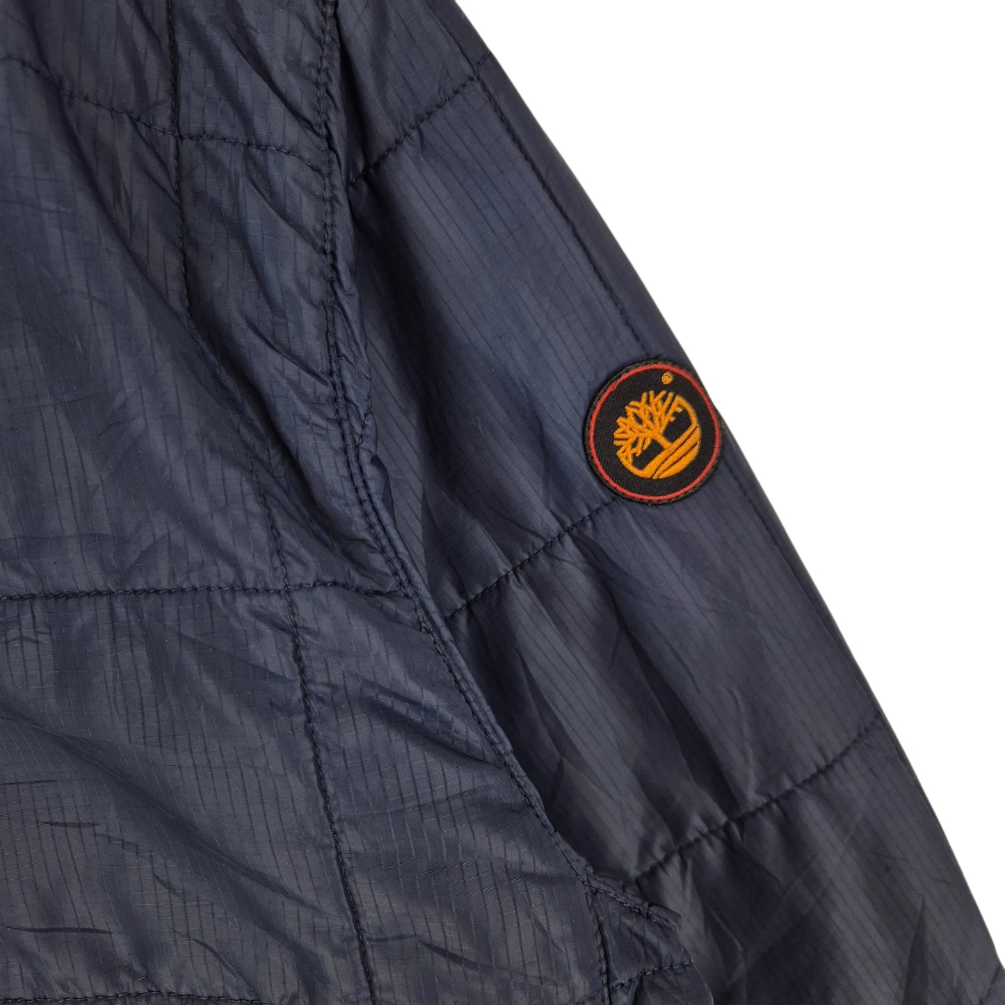 Vintage Timberland 90's Dark Blue Padded Button Jacket Size L