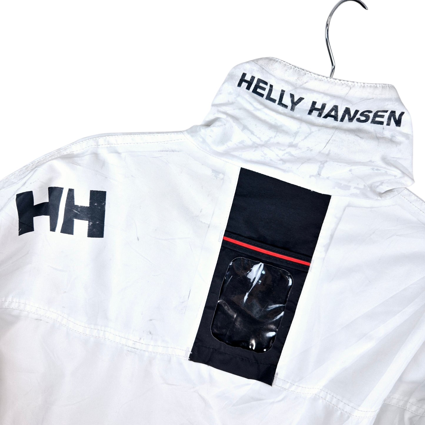 Helly Hansen White Nylon Windbreaker Jacket Size M