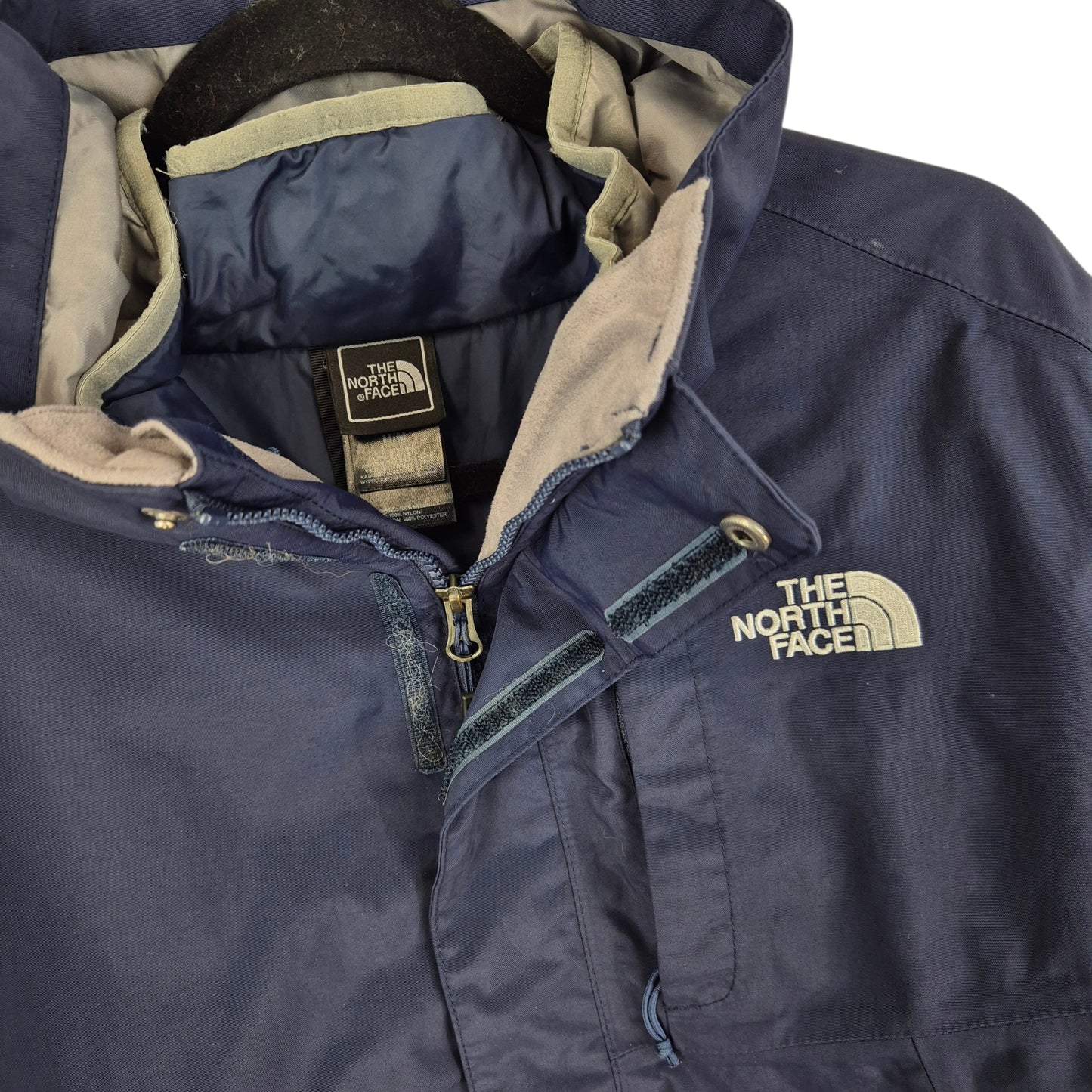 The North Face HyVent Dark Blue Insulated Nyon Jacket Size M