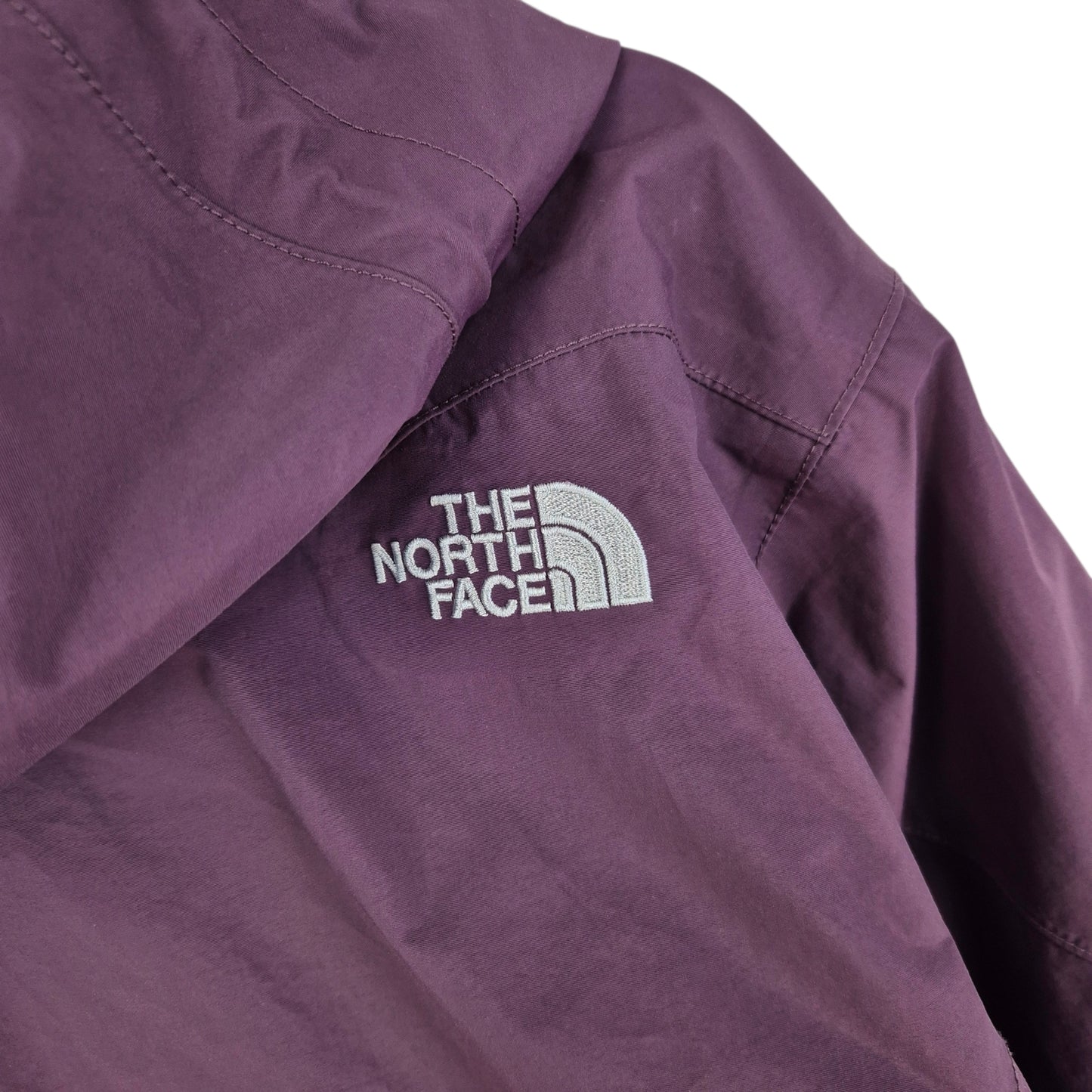 The North Face Womens Purple HyVent Nylon Jacket Size L