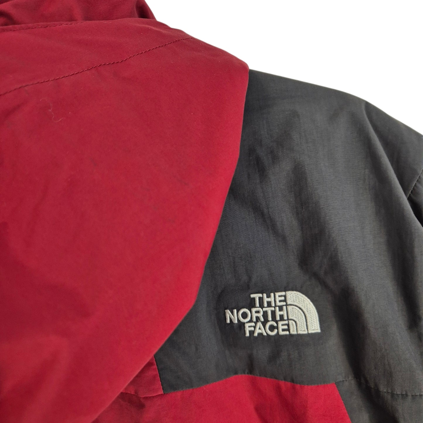 The North Face Red & Grey HyVent Insulated Jacket Size L