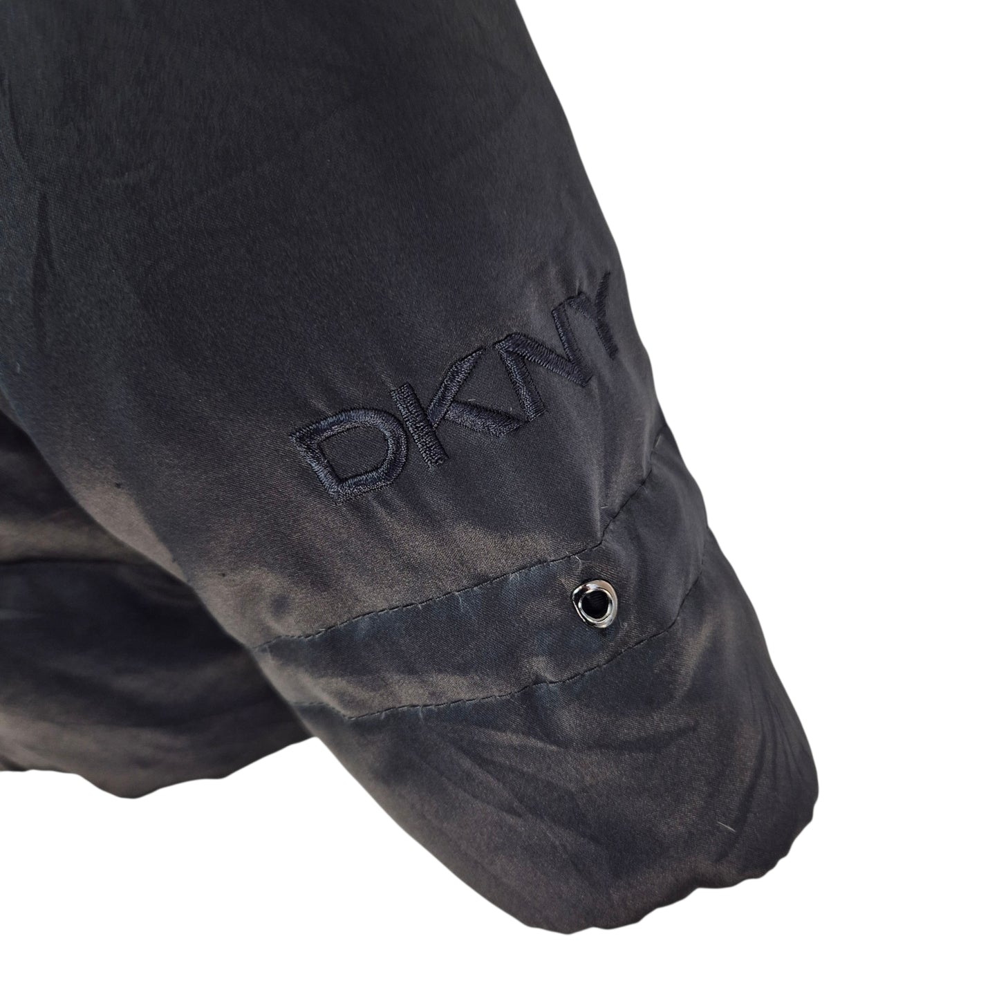 DKNY Womens Grey Insulated Down Jacket Size M