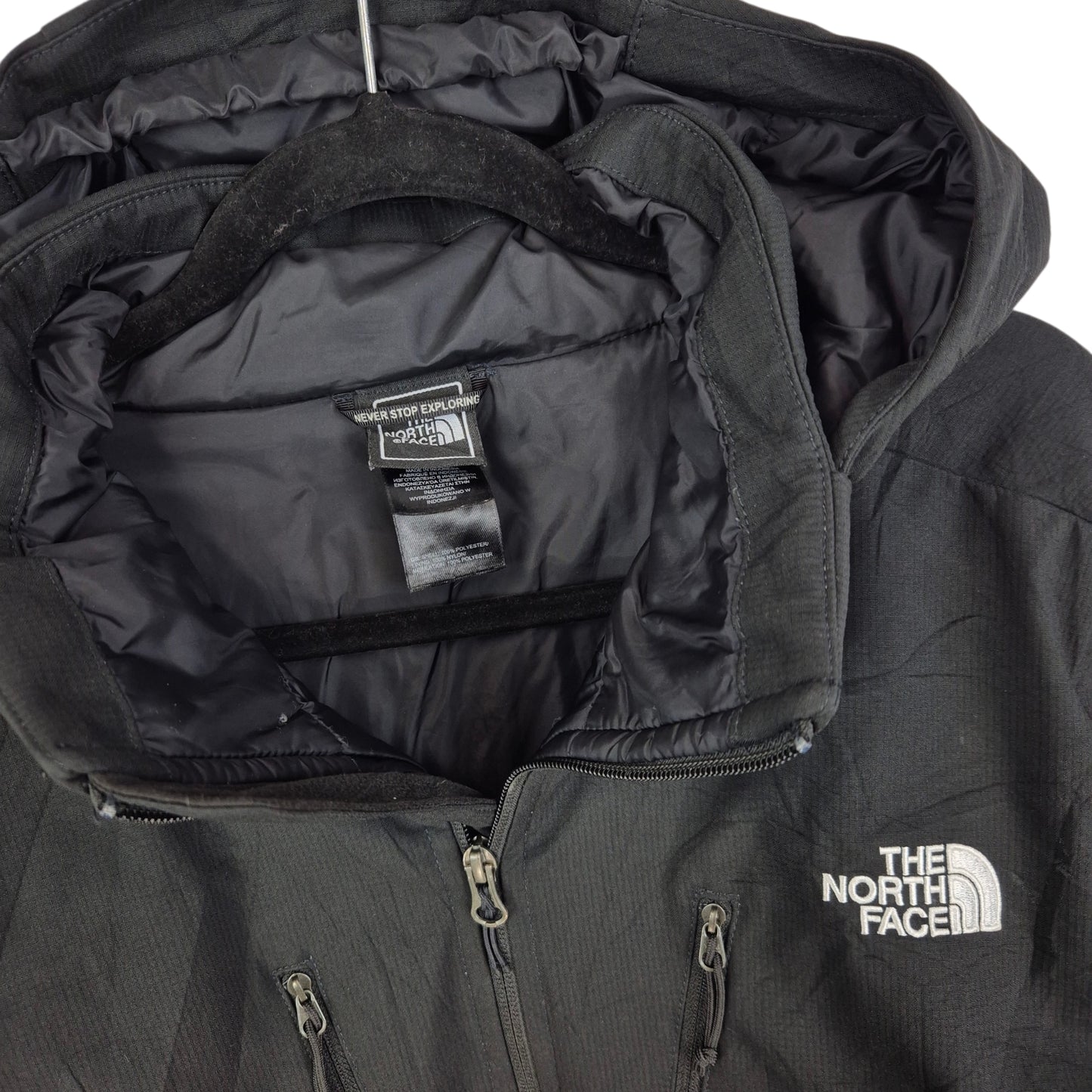 The North Face Black WindWall Quilted Jacket Size XL