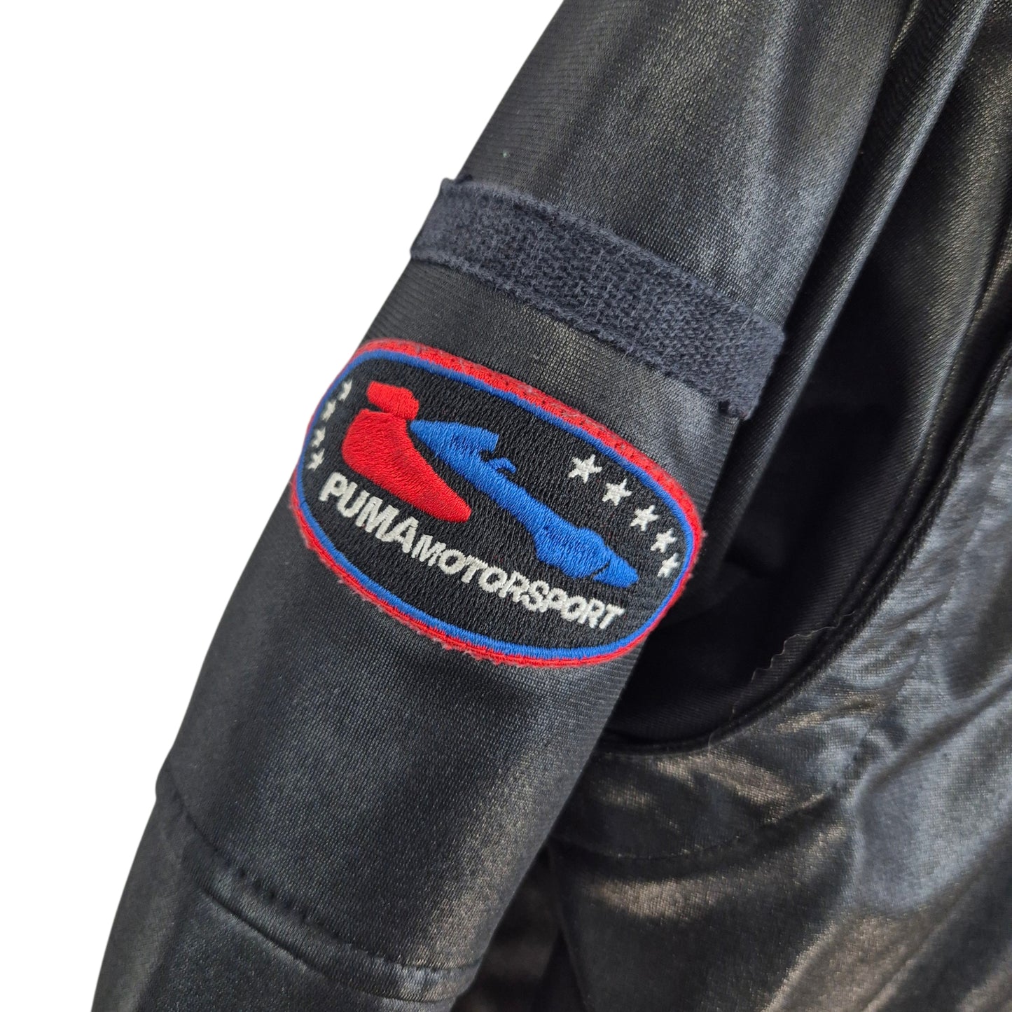PUMA Motorsport Black Laquered Zip Jacket Size L