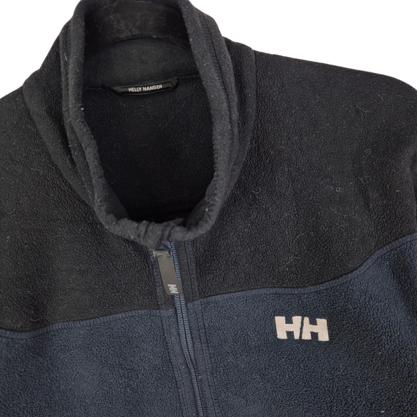 Helly Hansen Dark Blue & Black Fleece Zip Jumper Size S