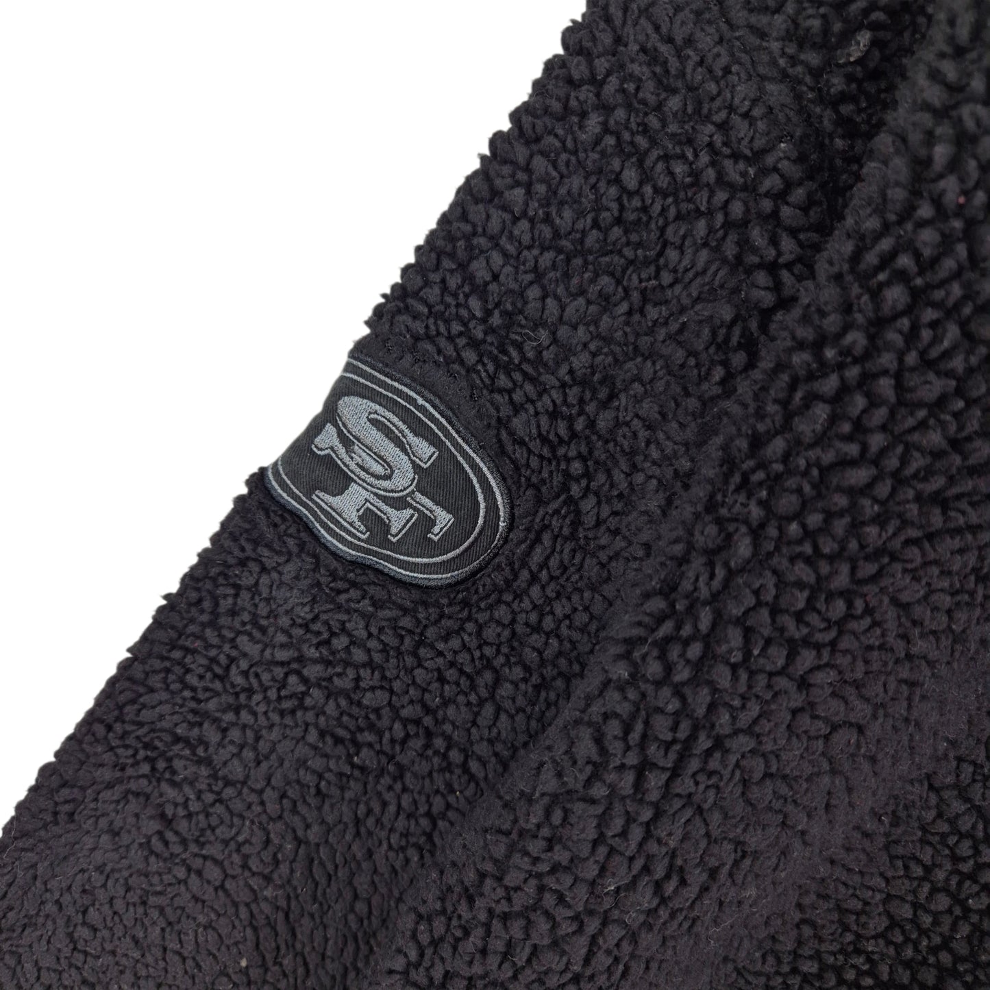 DKNY Sport Womens Black San Francisco 49ers Fleece Hoodie Size S
