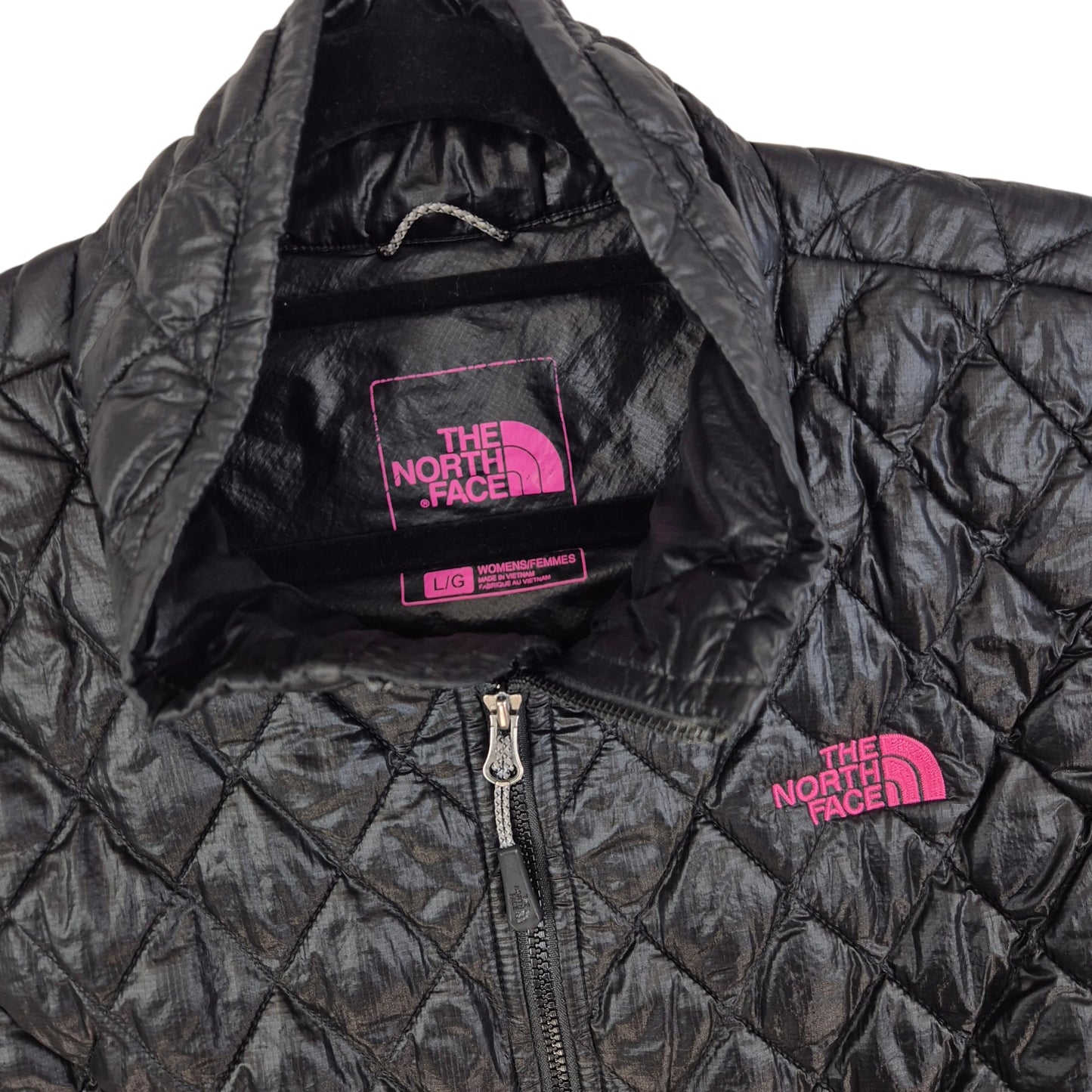 The North Face Womens Black Padded Vest Size L