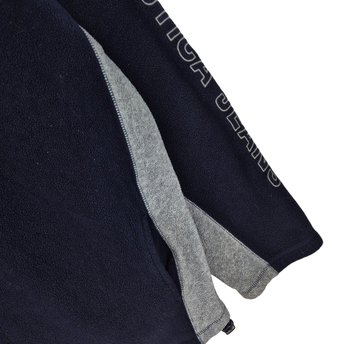 Vintage Nautica Jeans 90's Dark Blue USA Made Fleece Jumper Size M
