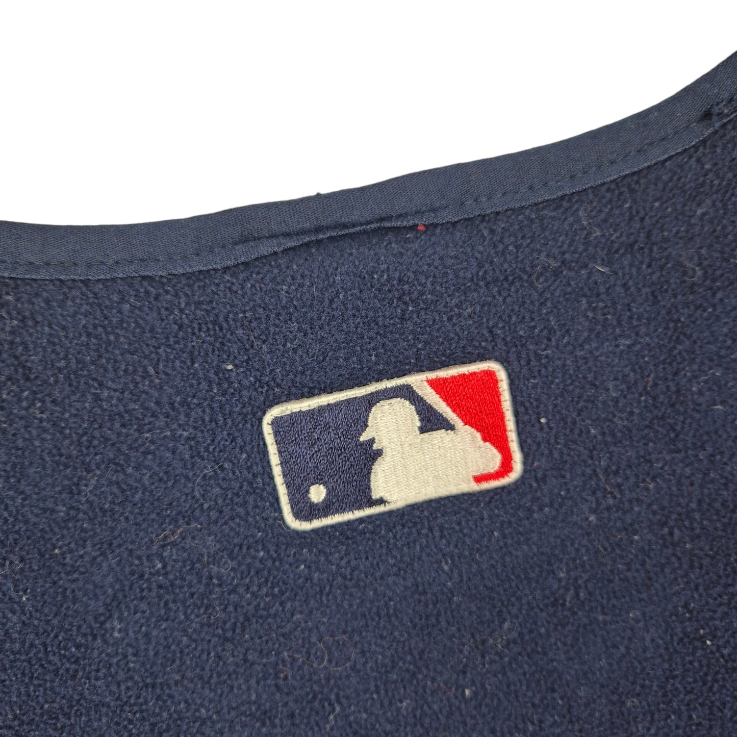 Vintage Majestic MLB Boston Red Sox Dark Blue Fleece Jumper Size XL