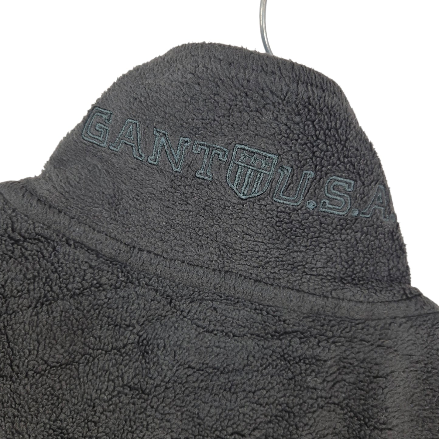 GANT Dark Green Quarter Zip Fleece Jumper Size XL