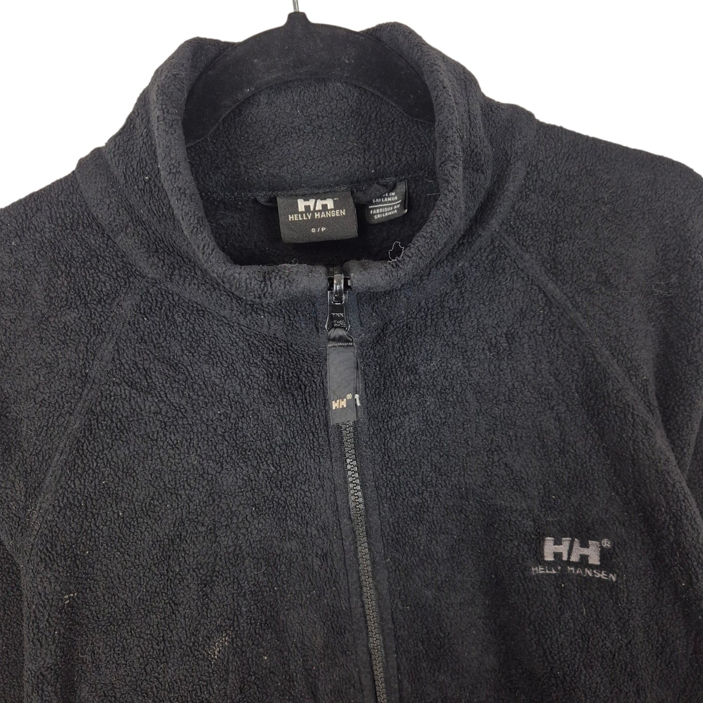 Helly Hansen Black Fleece Zip Jumper Size S