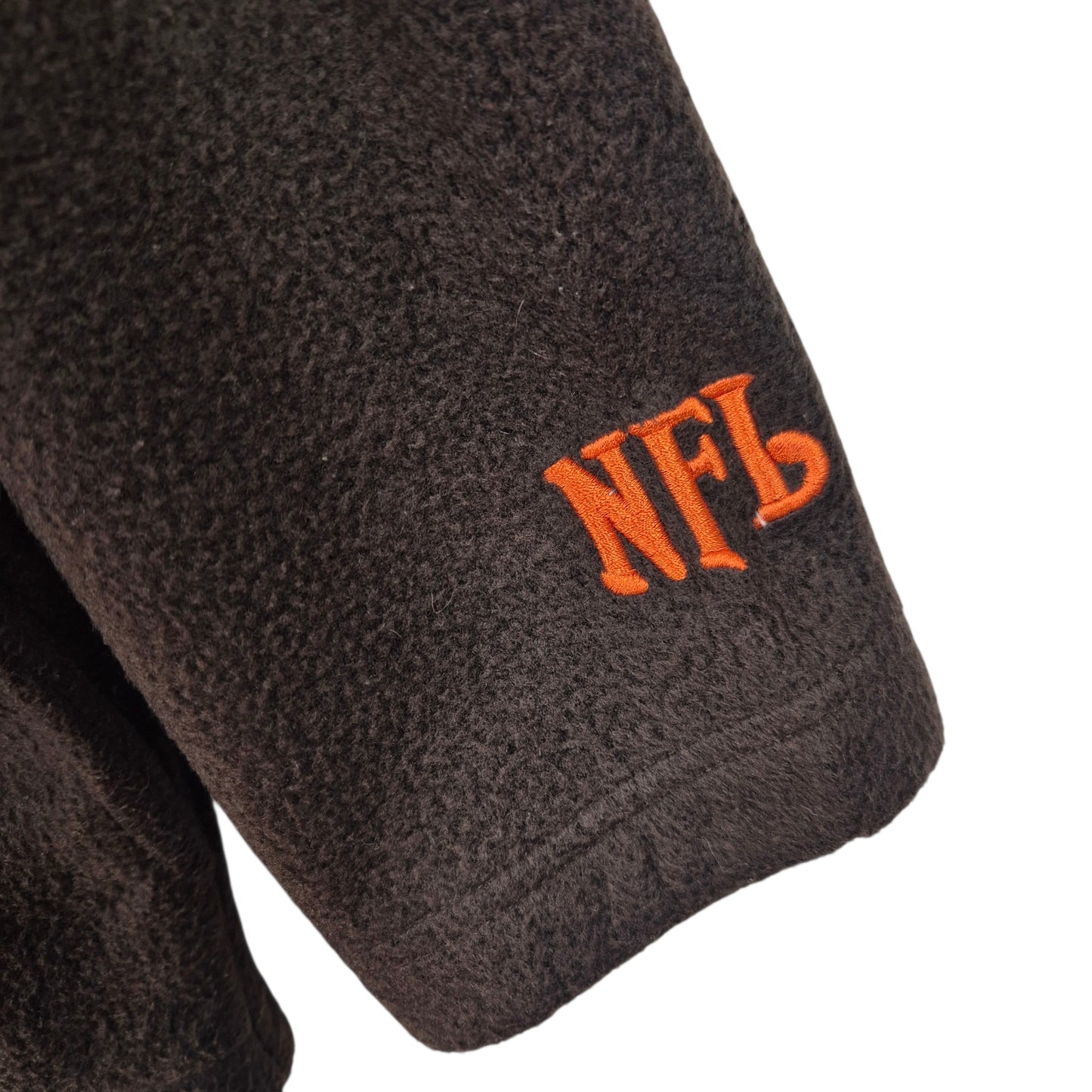 NFL Cleveland Browns Embroidered Zip Hoodie Size L