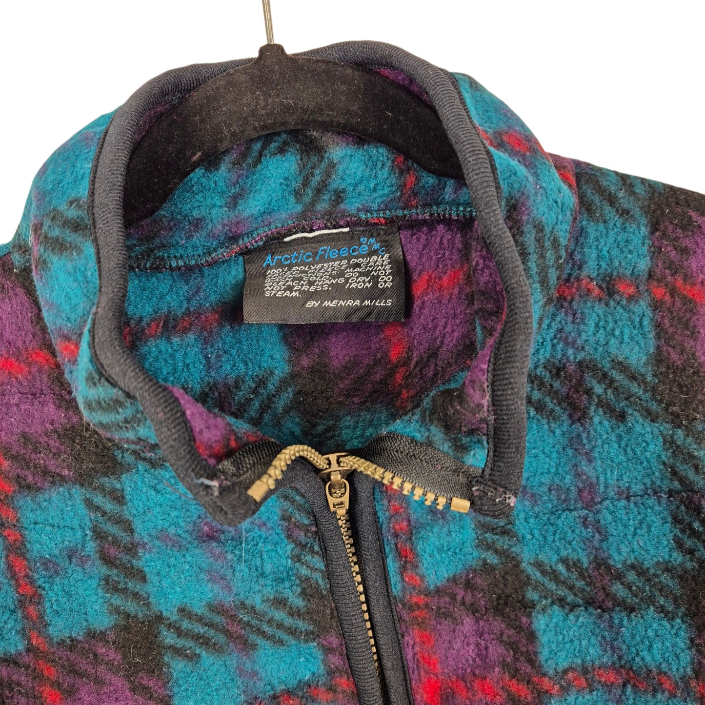 Vintage Arctic Fleece by Mendra Mills 80's Green Fleece Jumper Size M
