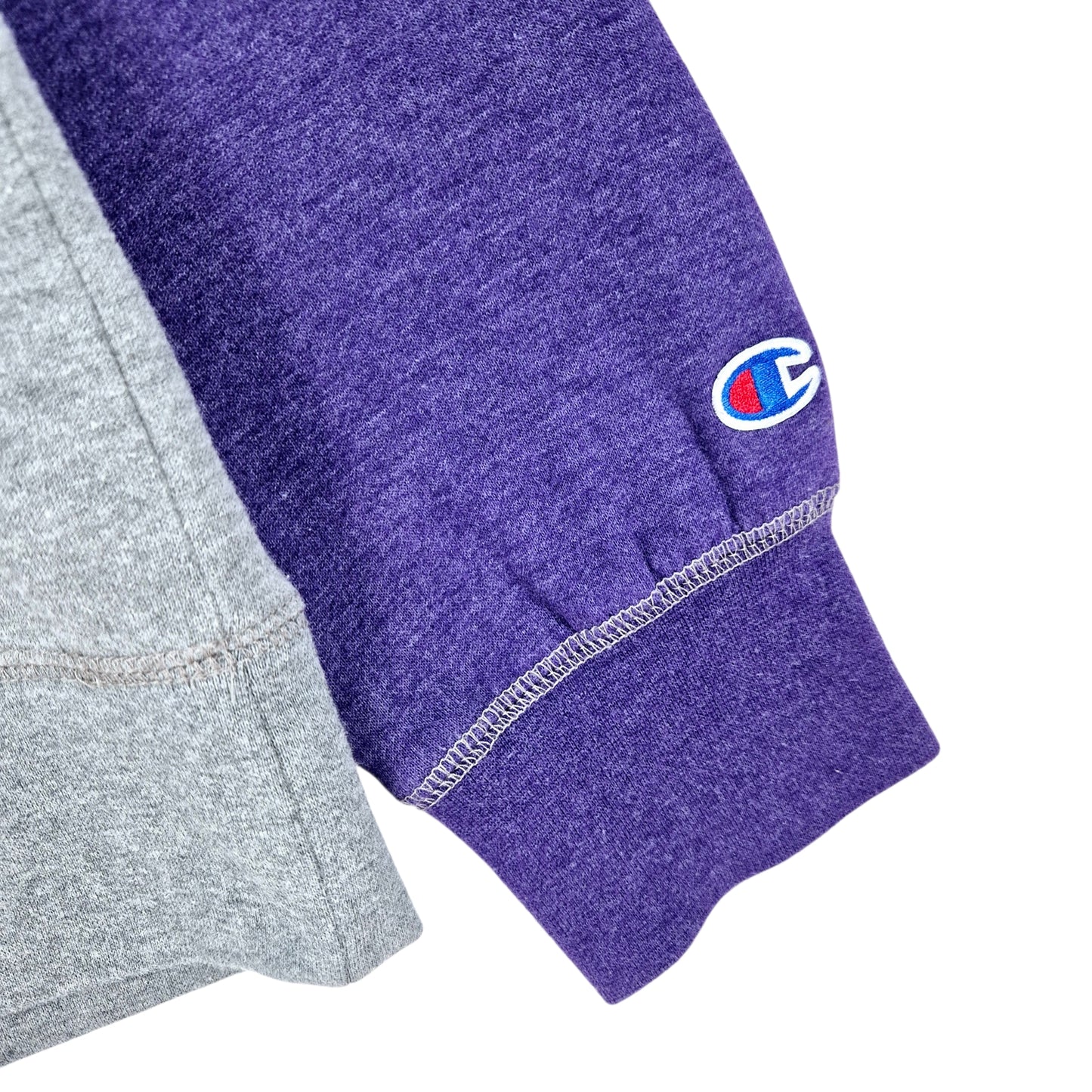 Champion Washington Huskies Grey & Purple Embroidered Hoodie Size L
