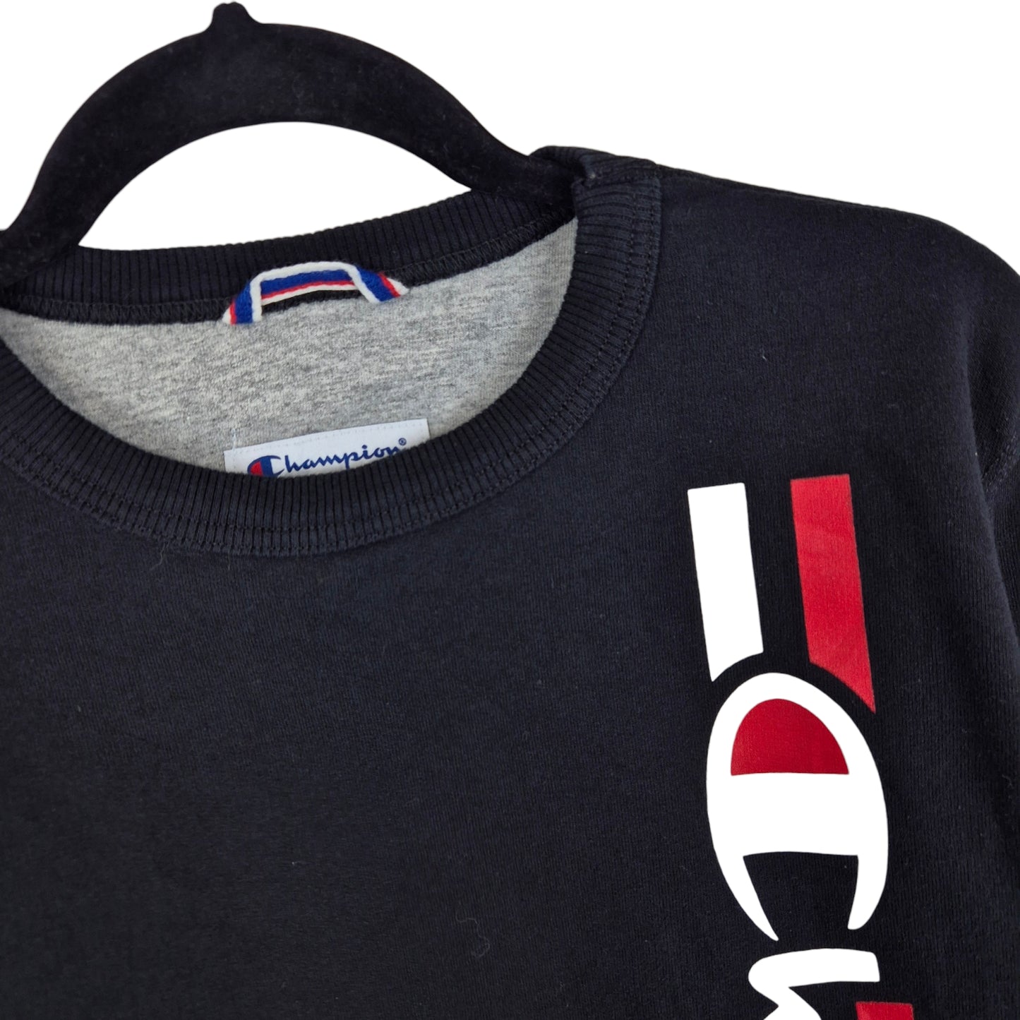 Champion Black Crewneck Sweater Size S