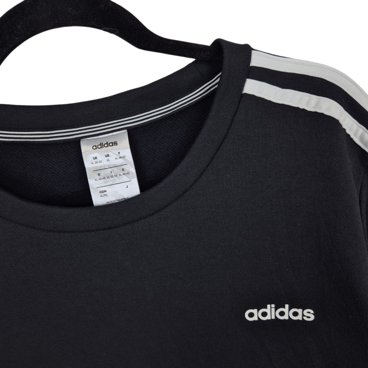 Adidas Womens Black Climalite Crewneck Sweater Size XL
