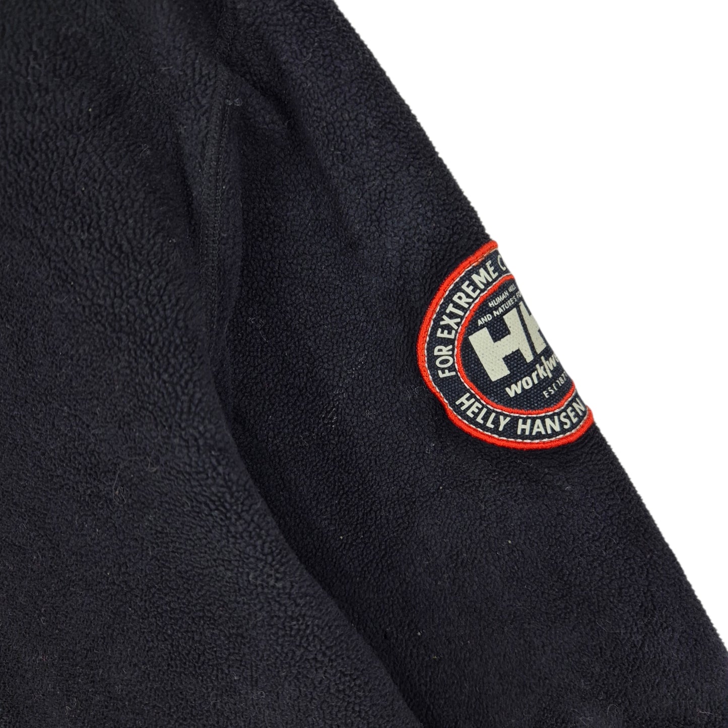 Helly Hansen Workwear Black Fleece Zip Jumper Size M