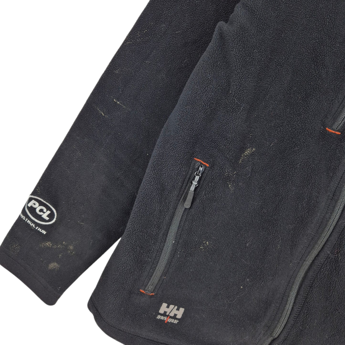 Helly Hansen Workwear Black Fleece Zip Jumper Size M