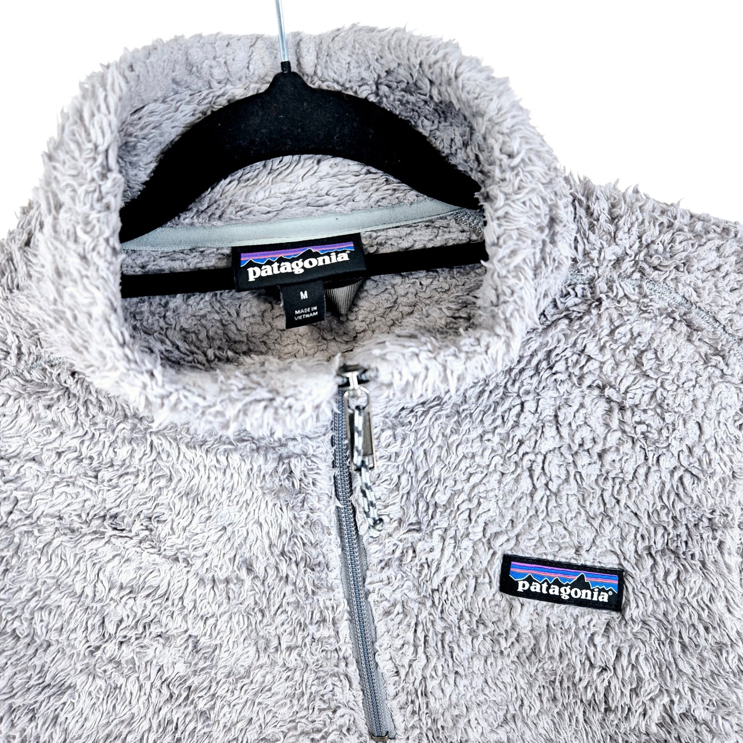 Patagonia Grey Mink Fleece Zip Jumper Size M