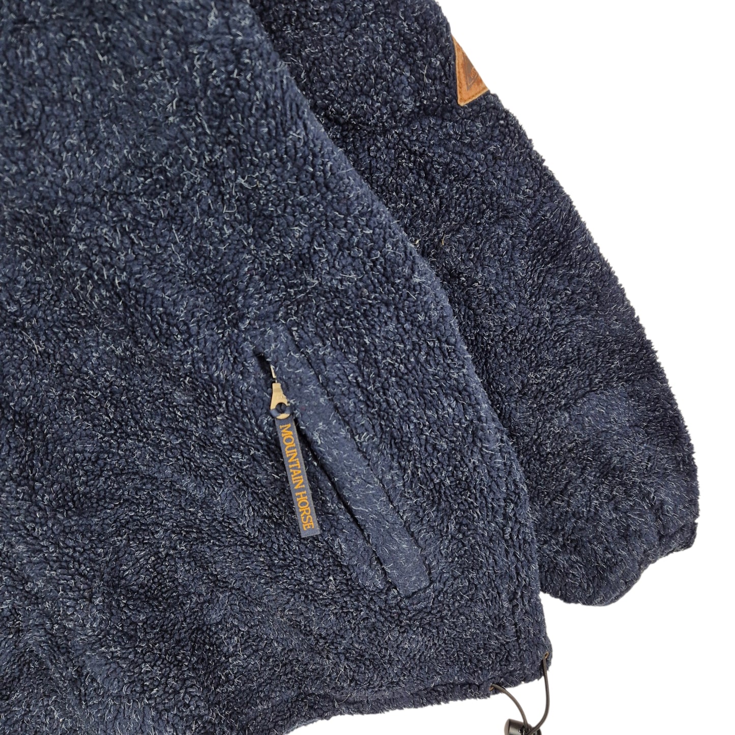 Mountain Horse Dark Blue Quarter Zip Fleece Jumper Size L