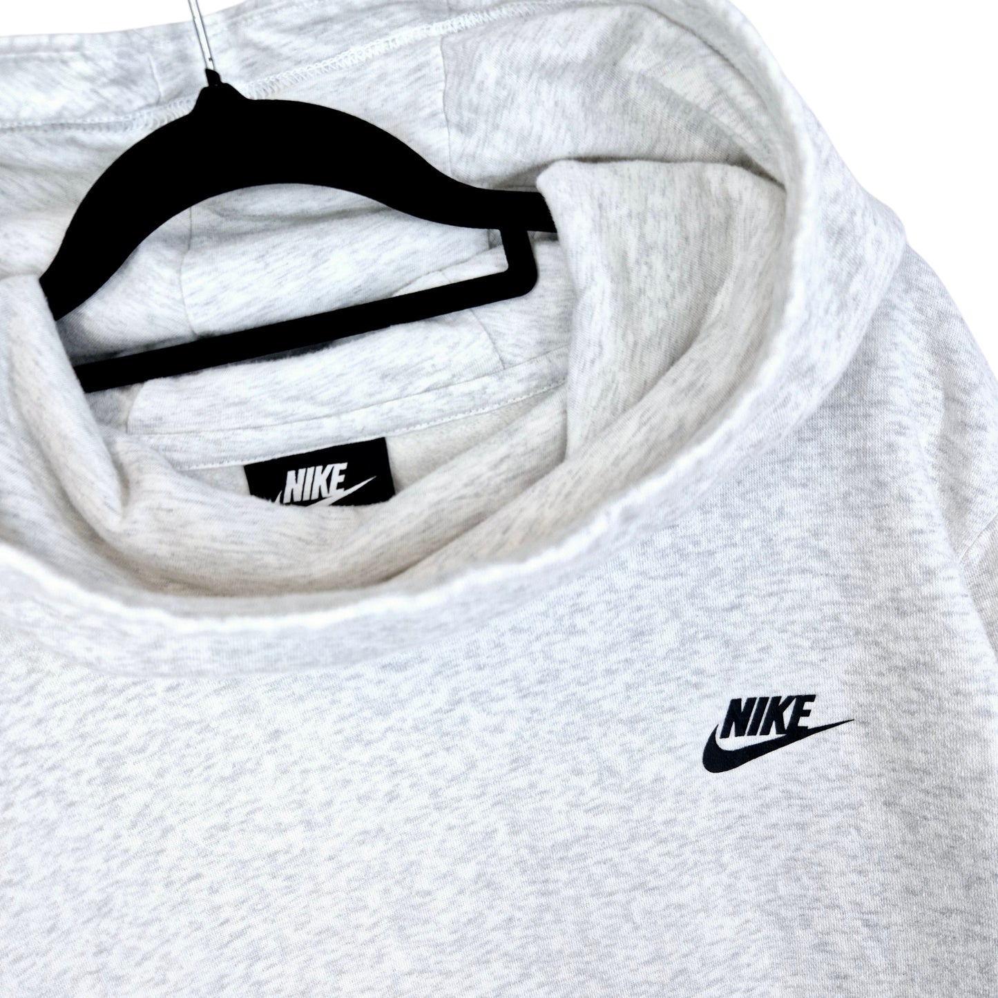 Nike Light Grey Turtleneck Hoodie Size 2XL