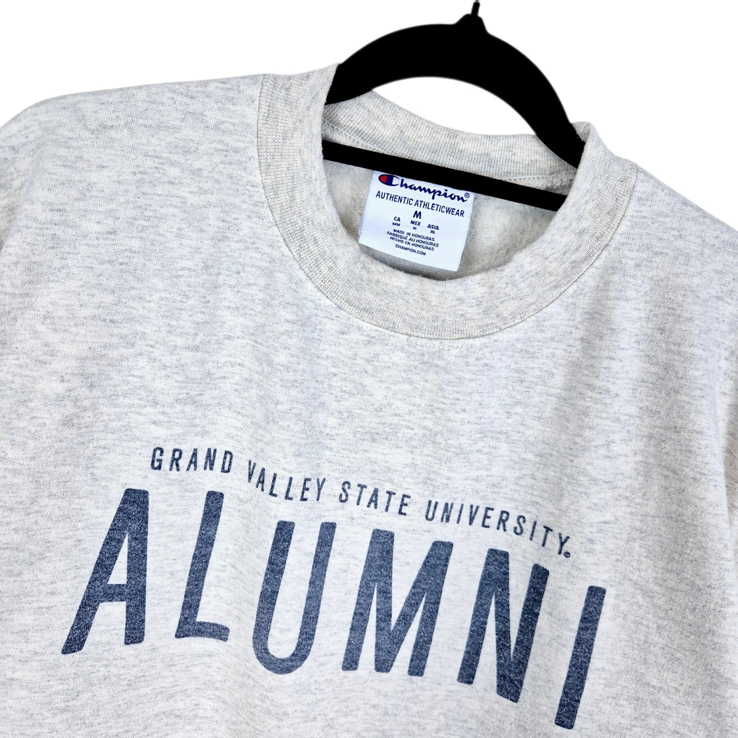 Grand Valley State University Alumni Cream White Crewneck Sweater Size M