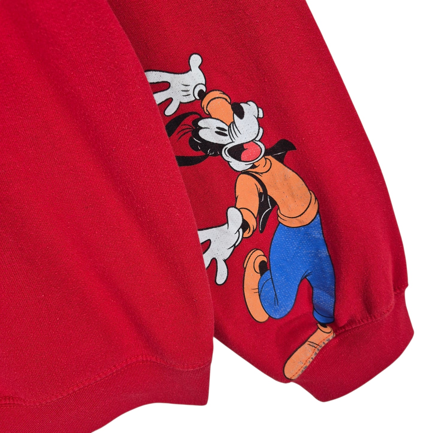 Disney Mickey & Friend Red Crewneck Sweater Size XL