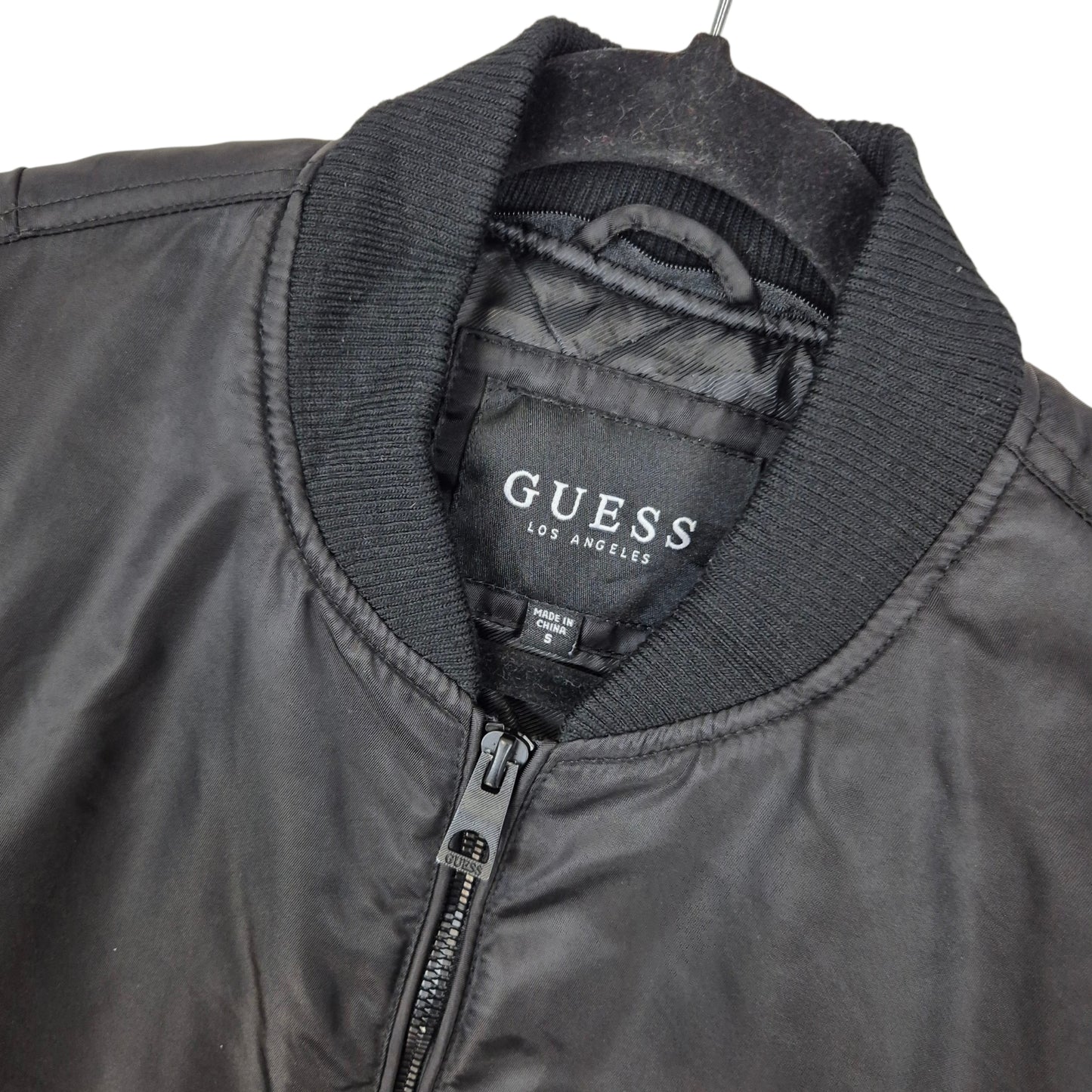 Guess Black Bomber Jacket Size S