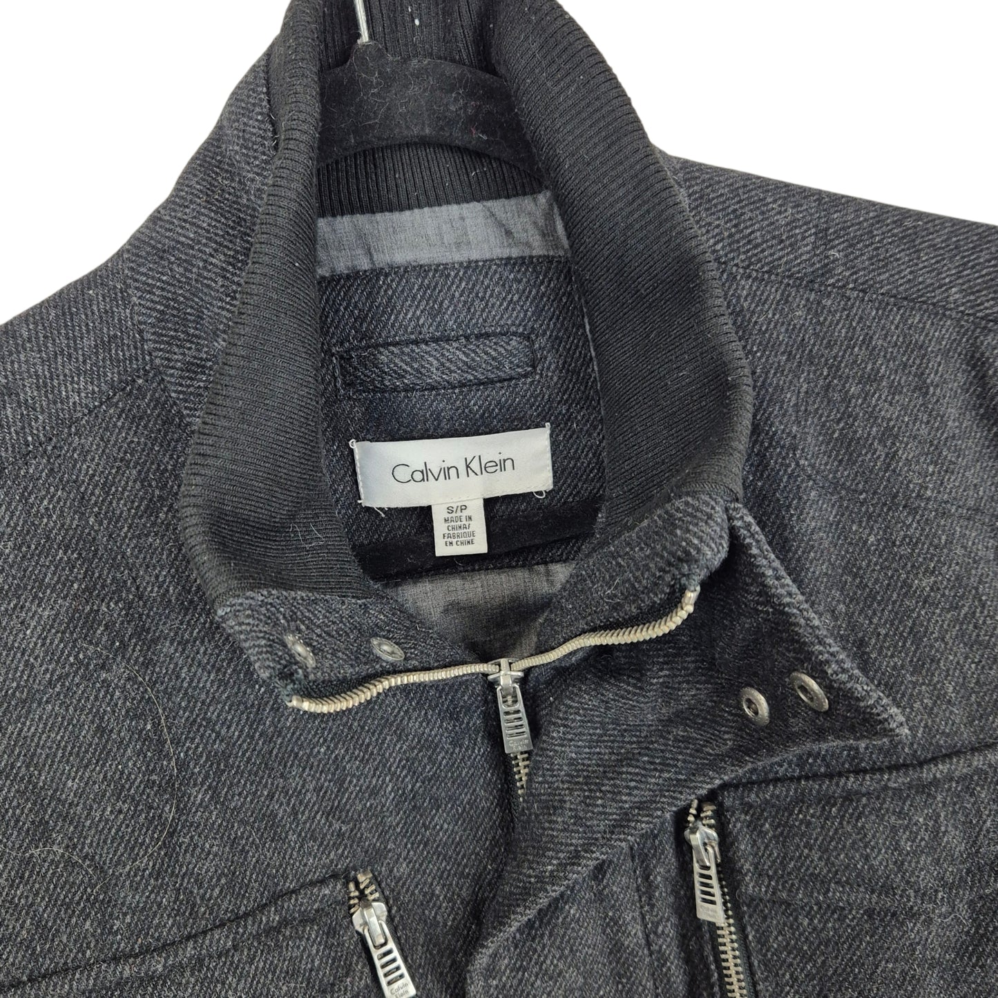 Calvin Klein Dark Grey Heavy Jacket Size S