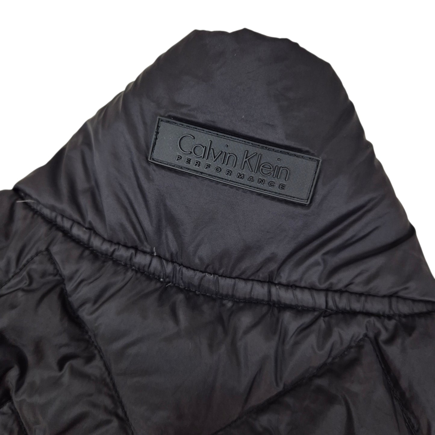 Calvin Klein Performance Womens Black Padded Vest Size M