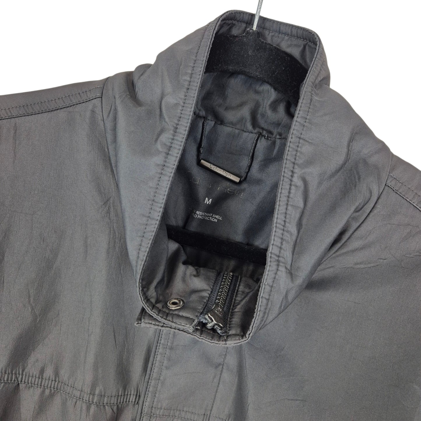 Calvin Klein Grey Windbreaker Jacket Size M