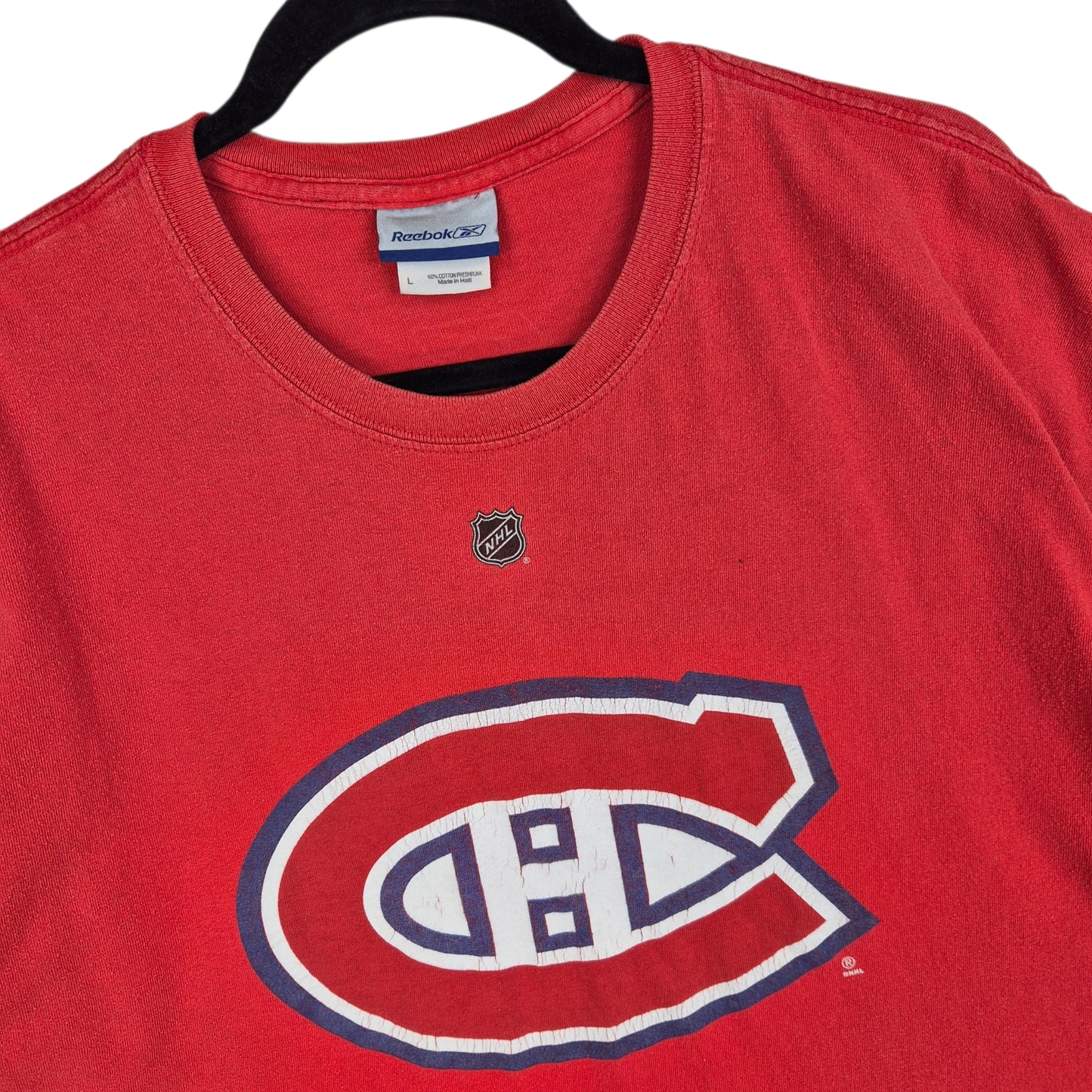 Vintage Reebok NHL Montreal Canadiens Tanguay 13 Tee Shirt Size L